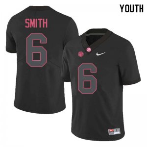 NCAA Youth Alabama Crimson Tide #6 Devonta Smith Stitched College Nike Authentic Black Football Jersey ZO17Y18QR
